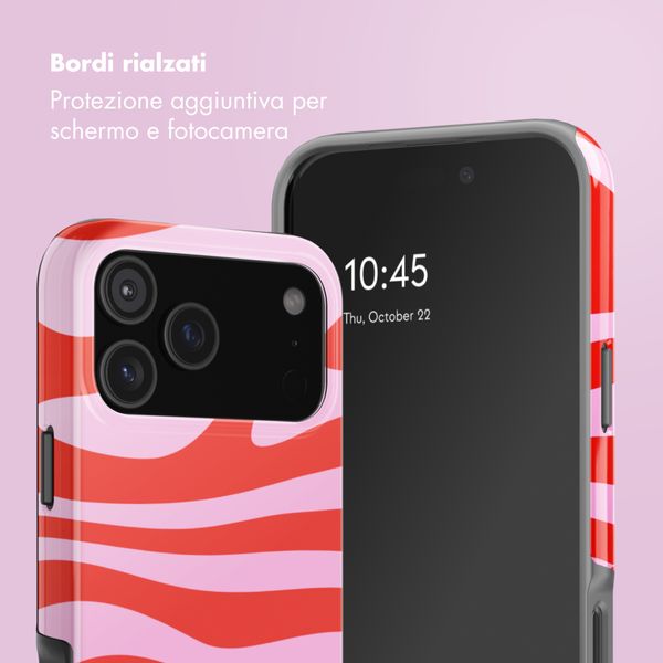 Selencia Cover Posteriore Vivid Apple iPhone 17 Pro - Dream Swirl Pink