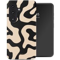 Selencia Cover posteriore Vivid con MagSafe Samsung Galaxy S26 Plus - Art Wave Black