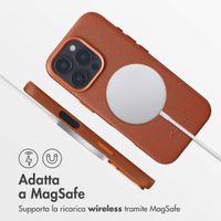 Accezz Cover in Pelle con MagSafe Apple iPhone 16 Pro - Sienna Brown