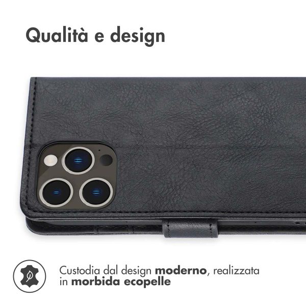 imoshion Cover a libro di Lusso Apple iPhone 14 Pro Max - Nero