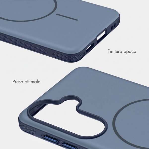 imoshion Cover posteriore Color con Thin MagSafe Ring Samsung Galaxy S26 - Blu scuro