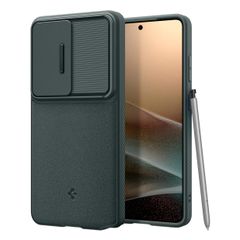 Spigen Cover Optik Armor con Slitta per Fotocamera Samsung Galaxy S26 Ultra - Abyss Green
