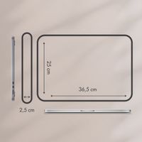 Selencia Cover per laptop in velluto a coste 15-16 pollici - Sleeve per laptop - Soft Blush