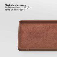 Selencia Libreria rimovibile Olyn con MagSafe Samsung Galaxy S25 Ultra - Marrone