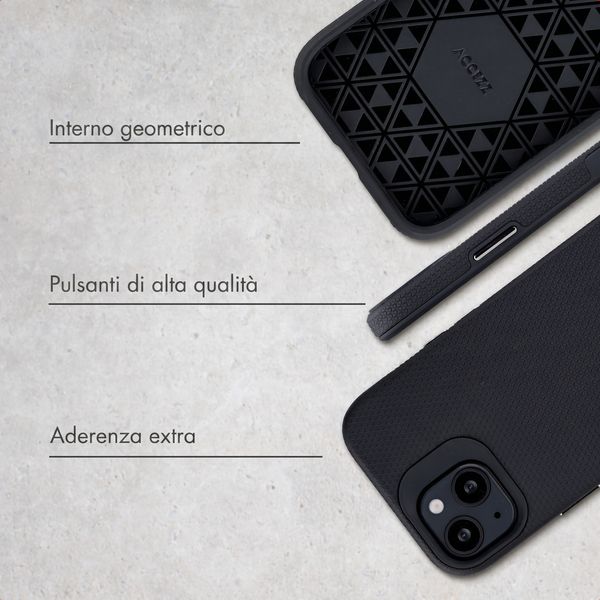 Accezz Cover Posteriore Resistente con MagSafe Apple iPhone 14 - Nero