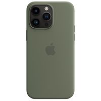 Apple Cover Posteriore in Silicone con MagSafe Apple iPhone 14 Pro Max - Olive