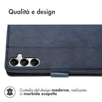 imoshion Cover a libro di Lusso Samsung Galaxy A17 (5G) / (4G) - Blu scuro