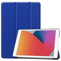 imoshion Cover a libro Trifold Apple iPad 9 (2021) 10.2 pollici / iPad 8 (2020) 10.2 pollici / iPad 7 (2019) 10.2 pollici - Cobalt Blue