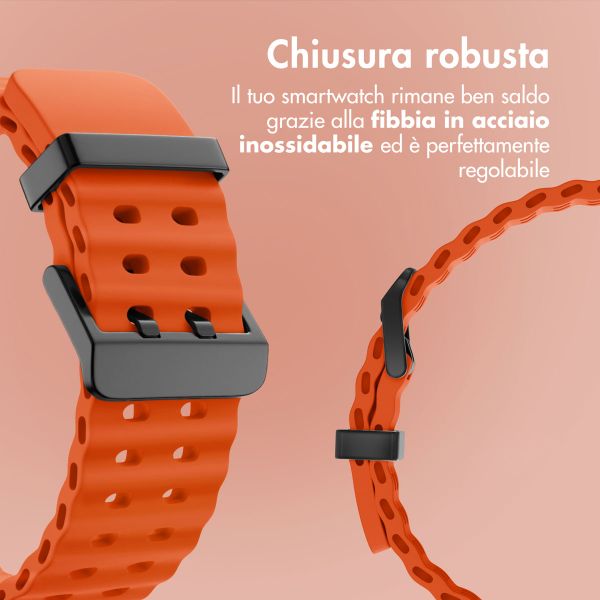 imoshion Cinturino Ocean in silicone Samsung Galaxy Watch Ultra 2 (2026) / Ultra (2024/2025) - Arancio