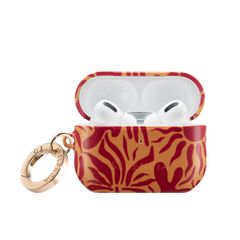 Selencia Cover Vivid  Apple AirPods Pro 2 - Tropical Vibes Apricot