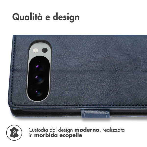 imoshion Cover a libro di Lusso Google Pixel 10 Pro XL - Blu scuro