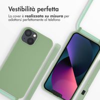 imoshion Cover in Silicone con Cordino Apple iPhone 13 - Verde