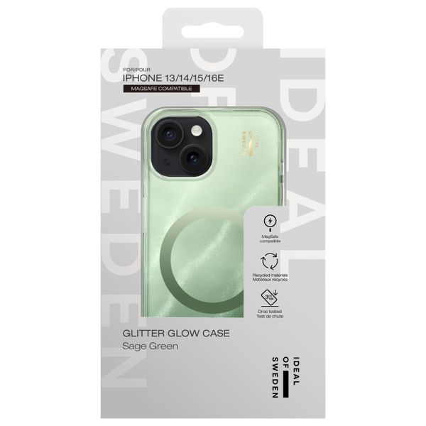 iDeal of Sweden Cover Trasparente con MagSafe Apple iPhone 17e / 16e / 15 / 14 / 13 - Sage Green
