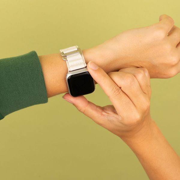 imoshion Cinturino in nylon Alpine Apple Watch | 38/40/41/42 mm - Bianco