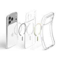 Spigen Cover Posteriore Ultra Ibrida con MagSafe Apple iPhone 18 Pro Max / 17 Pro Max - Clear Gold