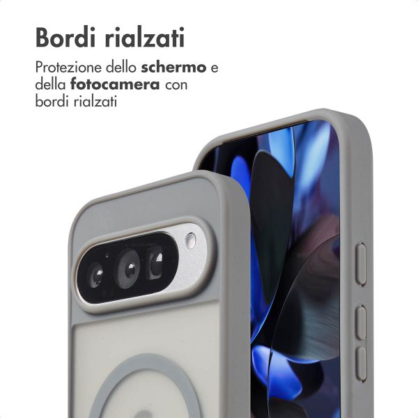imoshion Cover posteriore Color Guard con MagSafe Google Pixel 9 / 9 Pro / 10 / 10 Pro - Grigio