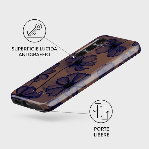 Burga Cover Posteriore Resistente Samsung Galaxy S25 - Velvet Night