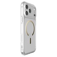 Spigen Cover Posteriore Ultra Ibrida con MagSafe Apple iPhone 18 Pro Max / 17 Pro Max - Clear Gold