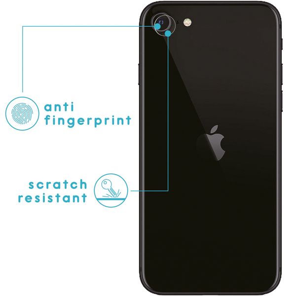 imoshion Protezione fotocamera in Vetro 2 Pezzi iPhone SE (2022 / 2020) / 8 / 7