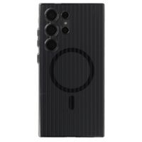 Accezz Cover Lite con MagSafe | Fluted | Samsung Galaxy S24 Ultra - Nero