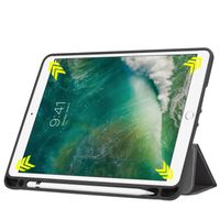 imoshion Cover Trifold Design Apple iPad 6 (2018) 9.7 pollici / iPad 5 (2017) 9.7 pollici / Air 2 (2014)/Air 1 (2013) - Don't touch