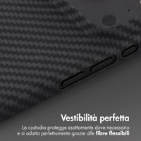 Accezz Cover MagSafe Kevlar® Apple iPhone 18 Pro / 17 Pro - Nero