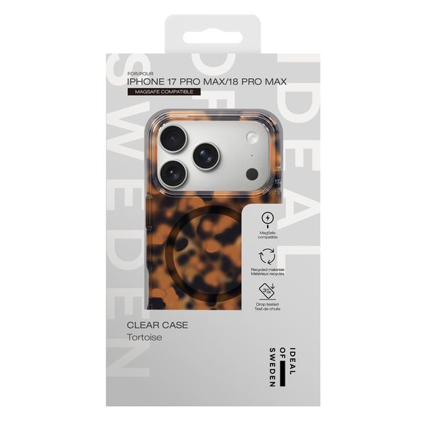 iDeal of Sweden Cover Trasparente con MagSafe Apple iPhone 18 Pro Max / 17 Pro Max - Tortoise
