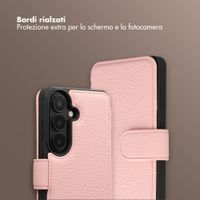 Selencia Cover Riva con MagSafe e cordino Samsung Galaxy S26 - Old Pink