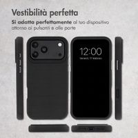 Accezz Cover Posteriore Resistente con MagSafe Apple iPhone 18 Pro / 17 Pro - Nero