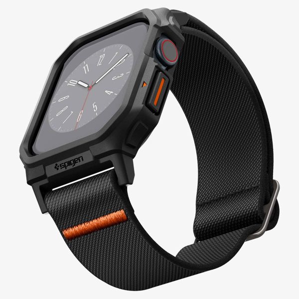 Spigen Cover Lite Fit Pro™ + cinturino per Apple Watch Series 10 / 11 - 46 mm - Nero opaco
