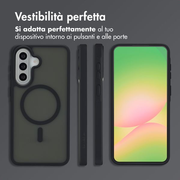 imoshion Cover posteriore Color Guard con MagSafe Samsung Galaxy A57 (5G) - Nero