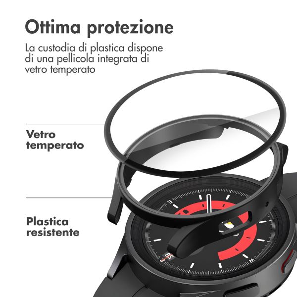 imoshion Cover rigida integrale Samsung Galaxy Watch 6 - 44 mm - Nero