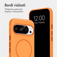 imoshion Cover posteriore Color con Thin MagSafe Ring Google Pixel 11 / 11 Pro / 10 / 10 Pro - Arancio