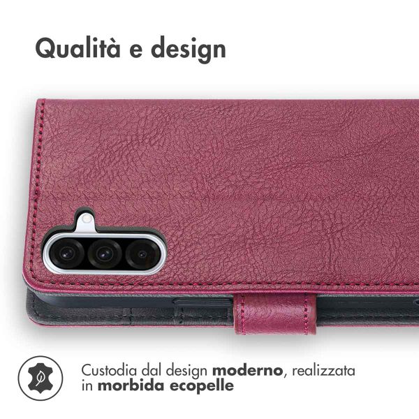 imoshion Cover a libro di Lusso Samsung Galaxy A36 - Bordeaux