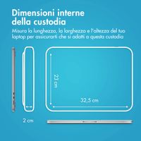 imoshion Cover per laptop 14 pollici - Laptopsleeve con tasca - Black