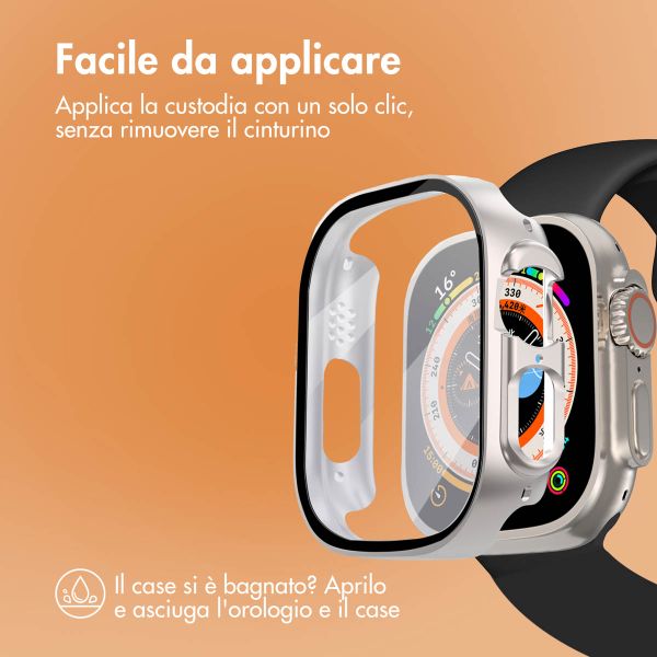 imoshion Cover rigida integrale Apple Watch Ultra / Ultra 2 / Ultra 3 - 49 mm - Titanium