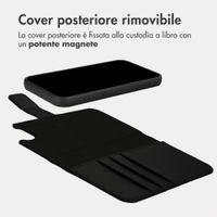 imoshion Cover a libro di lusso 2-in-1 rimovibile Apple iPhone 17e / 16e - Nero