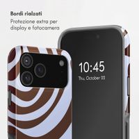 Selencia Cover posteriore Vivid con MagSafe Apple iPhone 17 Pro Max - Dream Swirl Chocolate