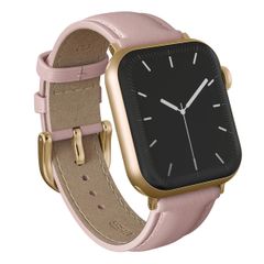 Burga Cinturino in vera pelle Apple Watch | 38/40/41/42 mm - Pillow Talk / Gold