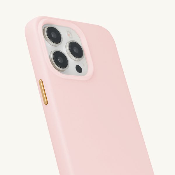 Selencia Cover posteriore Rivièra con MagSafe con ganci rimovibili Apple iPhone 14 Pro - Sorbet Pink