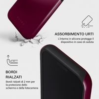 Burga Cover Posteriore Resistente con MagSafe Apple iPhone 17 - Dark Cherry