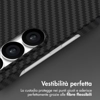 Accezz Cover MagSafe Kevlar® Samsung Galaxy S25 - Nero