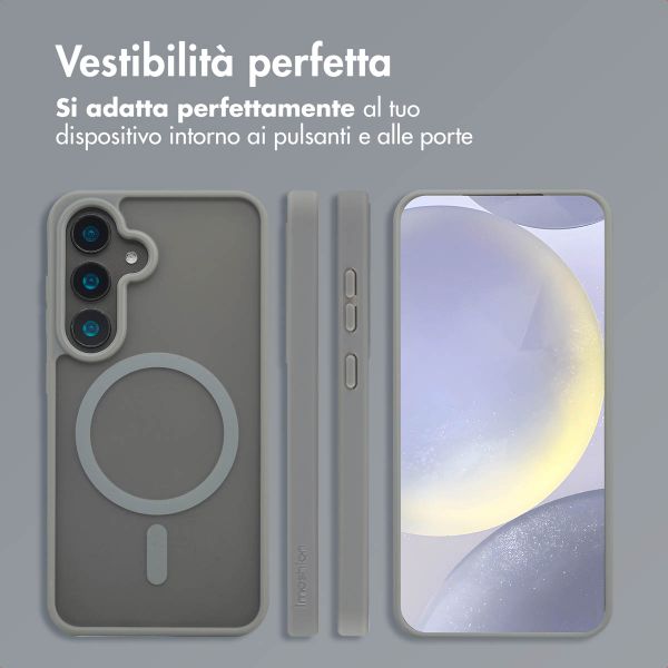 imoshion Cover posteriore Color Guard con MagSafe Samsung Galaxy S24 - Grigio