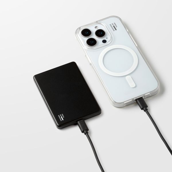 iDeal of Sweden MagSafe Powerbank Slim 5.000 mAh - Powerbank wireless - Black