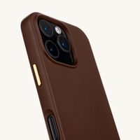 Selencia Cover posteriore Rivièra con MagSafe con ganci rimovibili Apple iPhone 16 Pro Max - Choco Brown