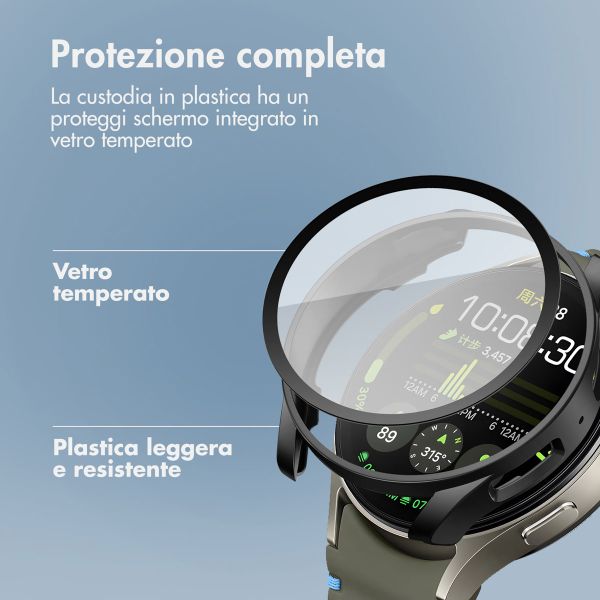 imoshion Cover rigida integrale Samsung Galaxy Watch 7 - 44 mm - Nero