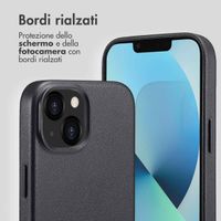 Accezz Cover in Pelle con MagSafe Apple iPhone 13 - Onyx Black