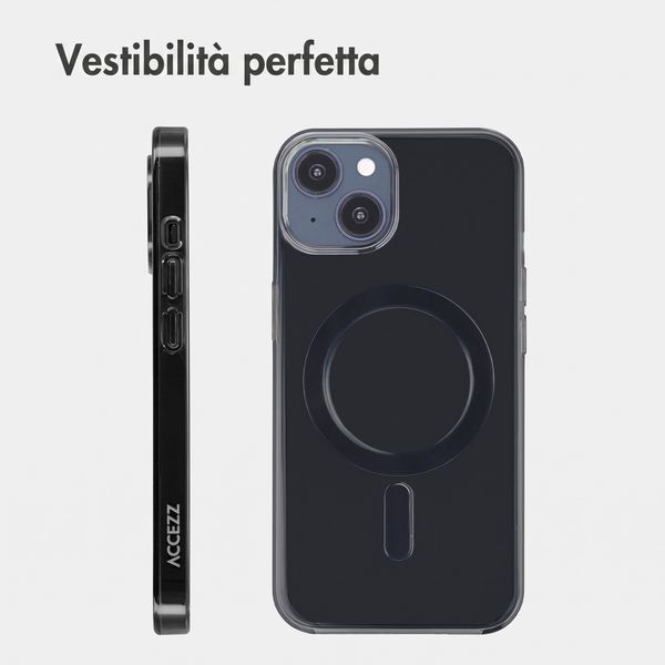 Accezz Lite custodia posteriore con MagSafe Apple iPhone 13 - Smokey Clear