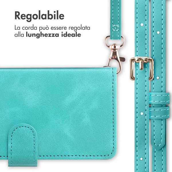 imoshion Cover a libro con Cordino Samsung Galaxy A26 - Turchese
