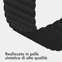 imoshion Cinturino magnetico in pelle sintetica Apple Watch | 44/45/46/49 mm - Nero